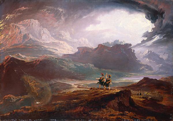 John Martin Macbeth Norge oil painting art